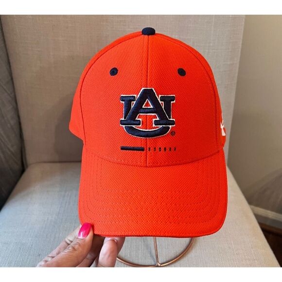 Under Armour Auburn Tigers Orange Flex Hat Unisex Adjustable Cap - Picture 1 of 5